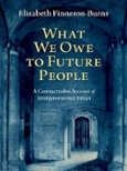 What we owe book cover image
